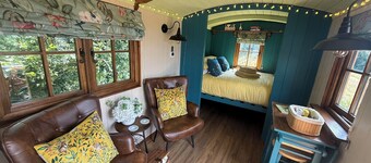 Where luxury meets farm life in rural Wales yet close to amenitie.
