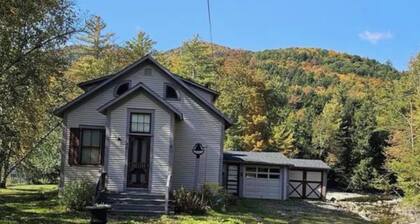 Historic Schoolhouse on river in enchanting Keene Valley Adirondacks