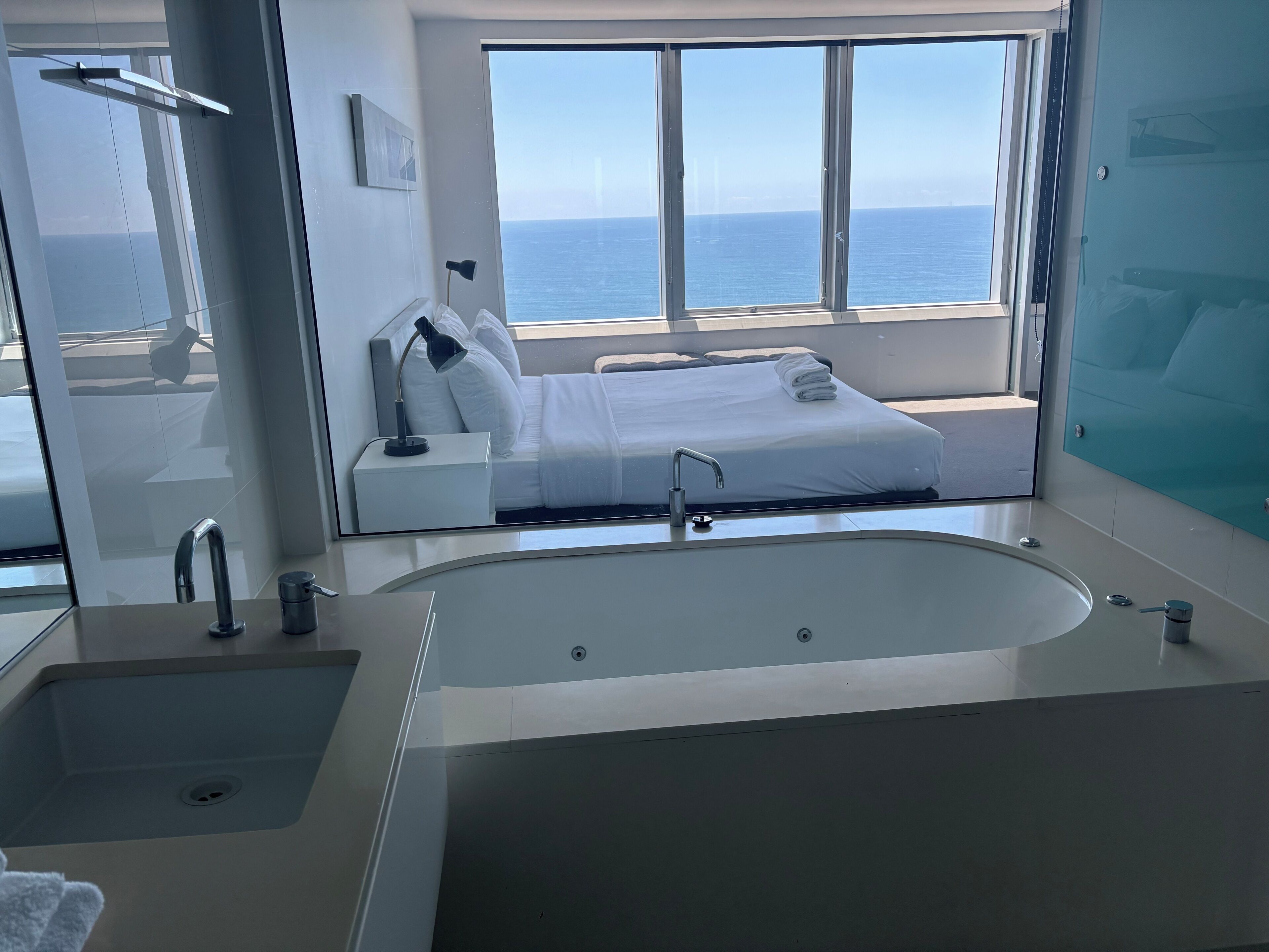 Deluxe Apartment, Beach View | In-room safe, blackout curtains, iron/ironing board, free WiFi