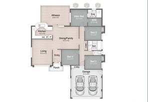 Floor plan - Comfortable Family Home | Bethania 4B (Bethania)
