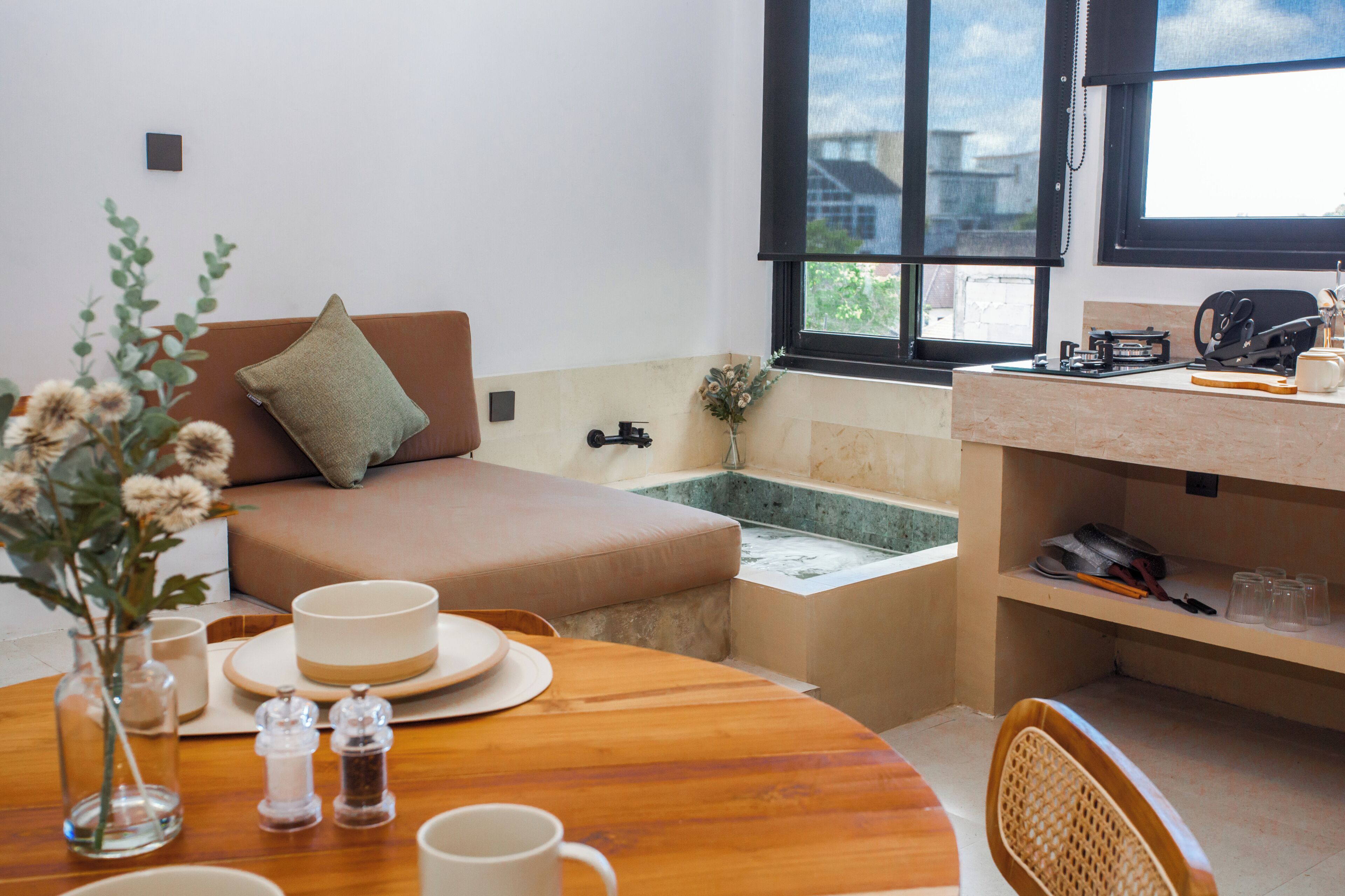 Comfort-Apartment, 1 Schlafzimmer, Meerblick | Innenbereich