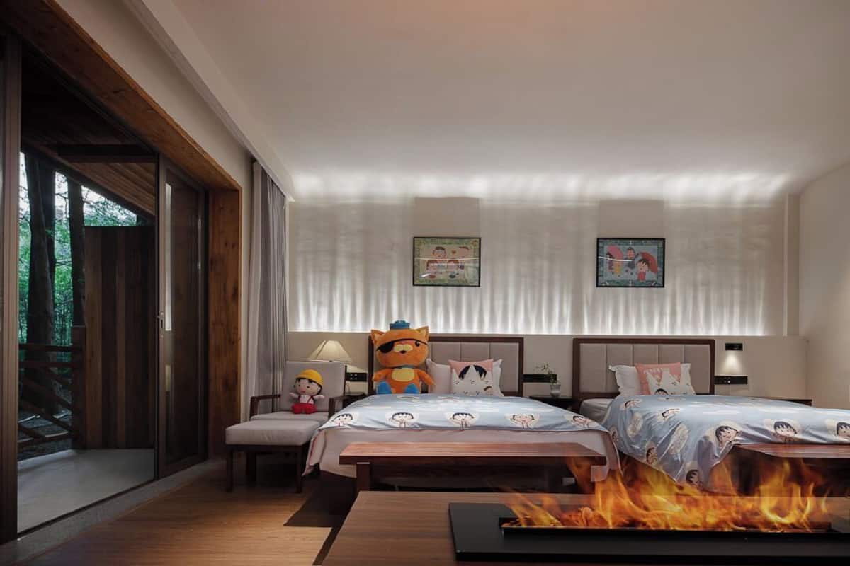 Habitació triple familiar, vistes al turó | Vista des de l'habitació