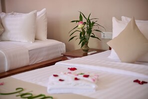 Deluxe Twin Room | Minibar, in-room safe, desk, laptop workspace - The Riverfront Central Hotel (Siem Reap)