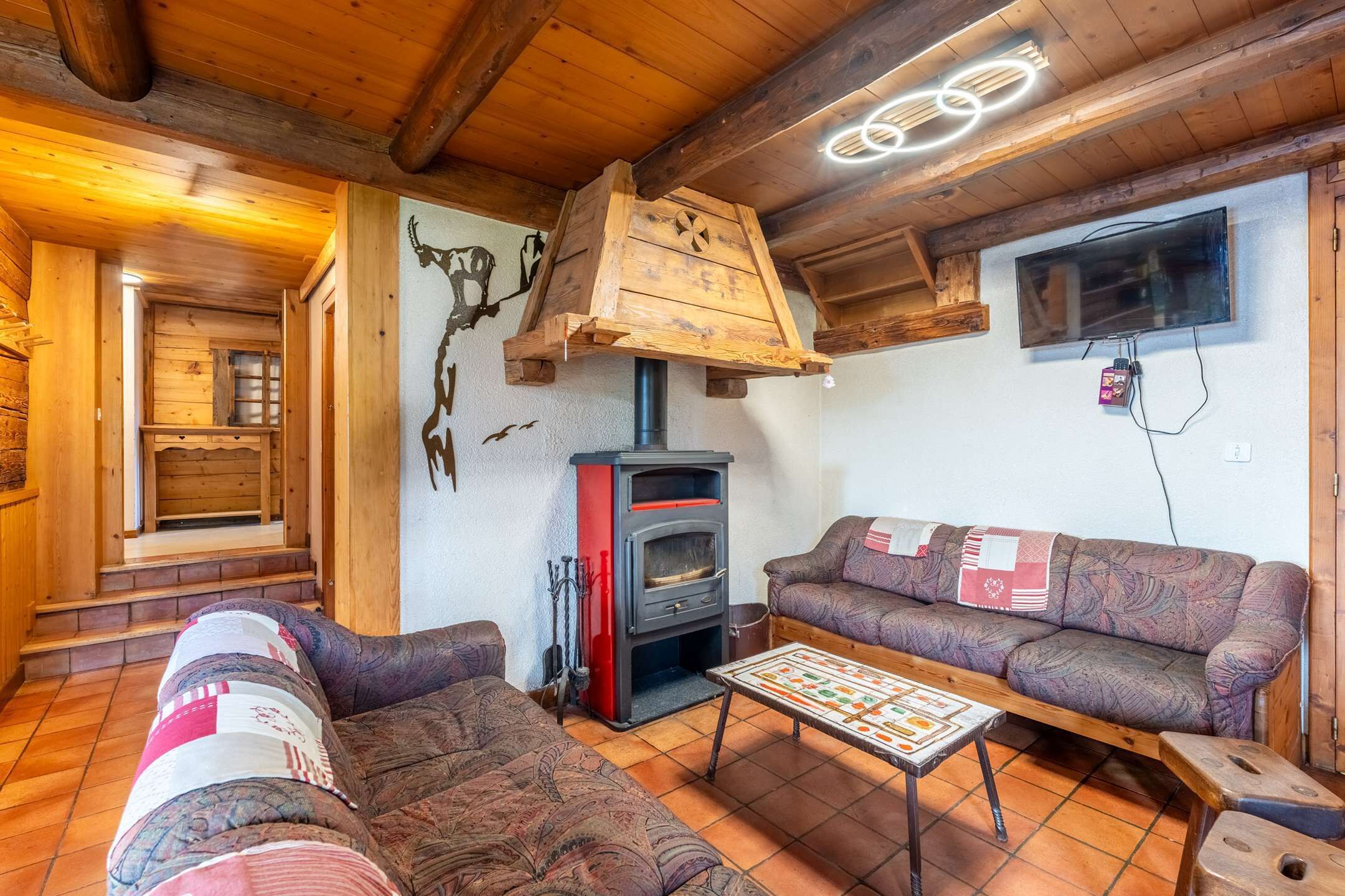 Ravoux : Chalet, Terrasse  Et  Vue Montagne - La Clusaz