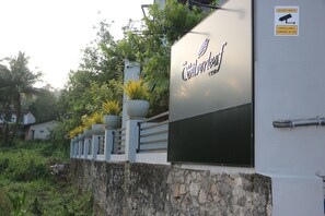 A building with a sign that reads 'The Silverleaf.'
