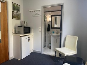 Deluxe-Studio, eigenes Bad, Bergblick