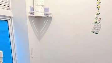 Comfort Quadruple Room | Bathroom | Hair dryer, towels, soap, shampoo