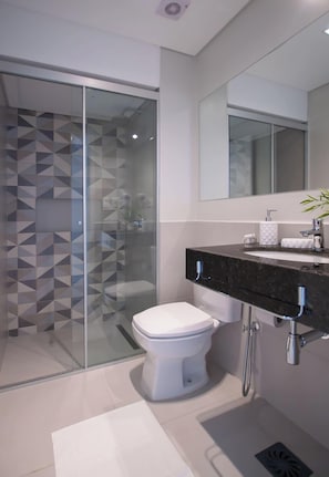 Apartment, Balcony, City View | Bathroom - Corporate Stays First Living - 501 (Asunción)