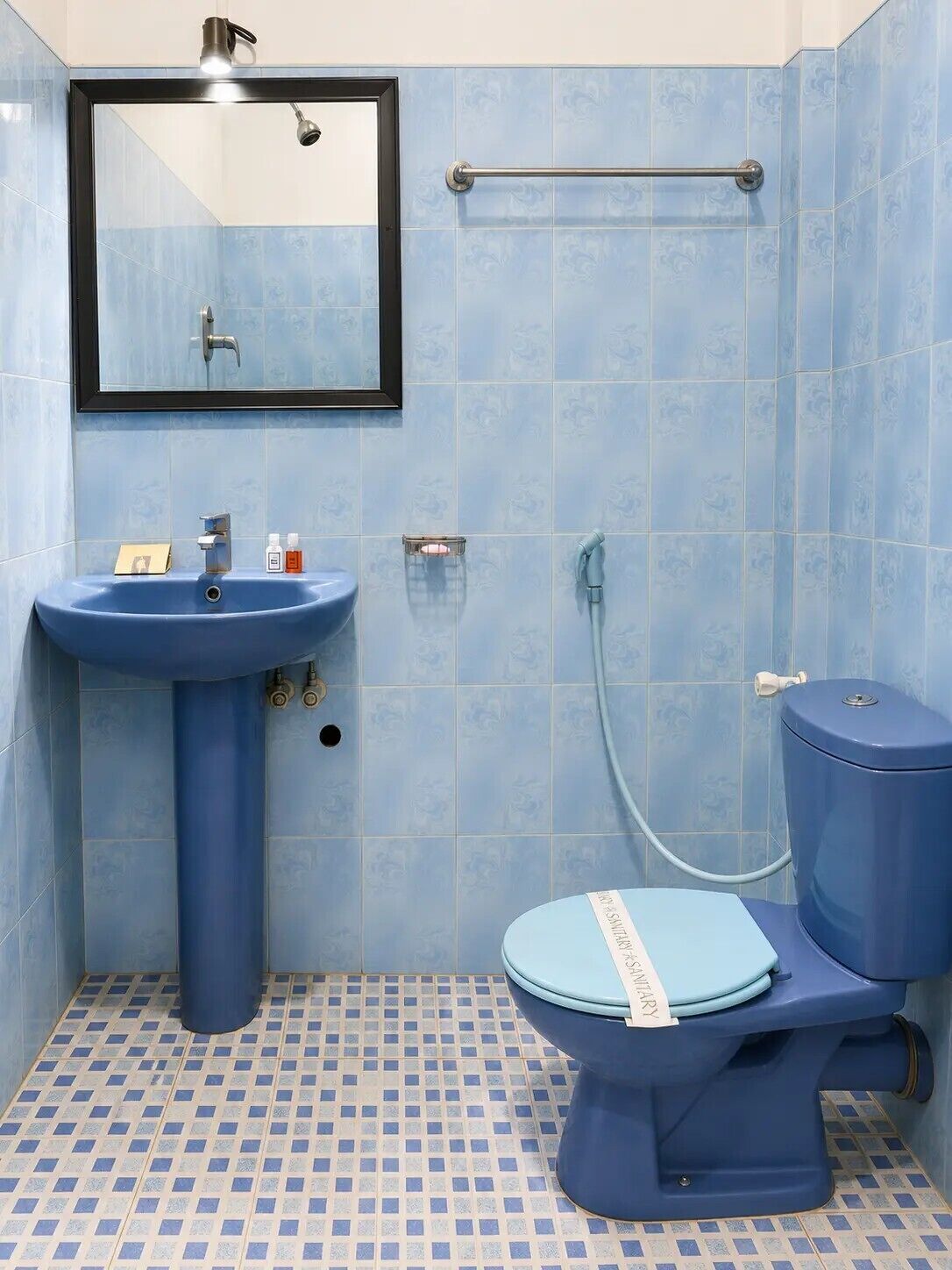 Chambre Double Romantique, patio, vue fleuve | Salle de bain