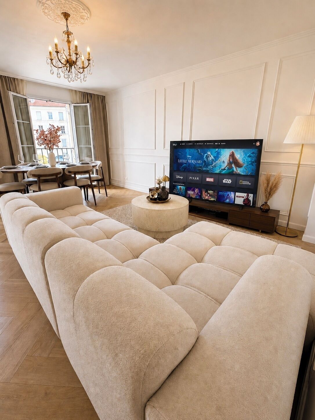 New - Haussmann-style Appartment - 6 Guests - Disney & Shopping - Bailly-Romainvilliers