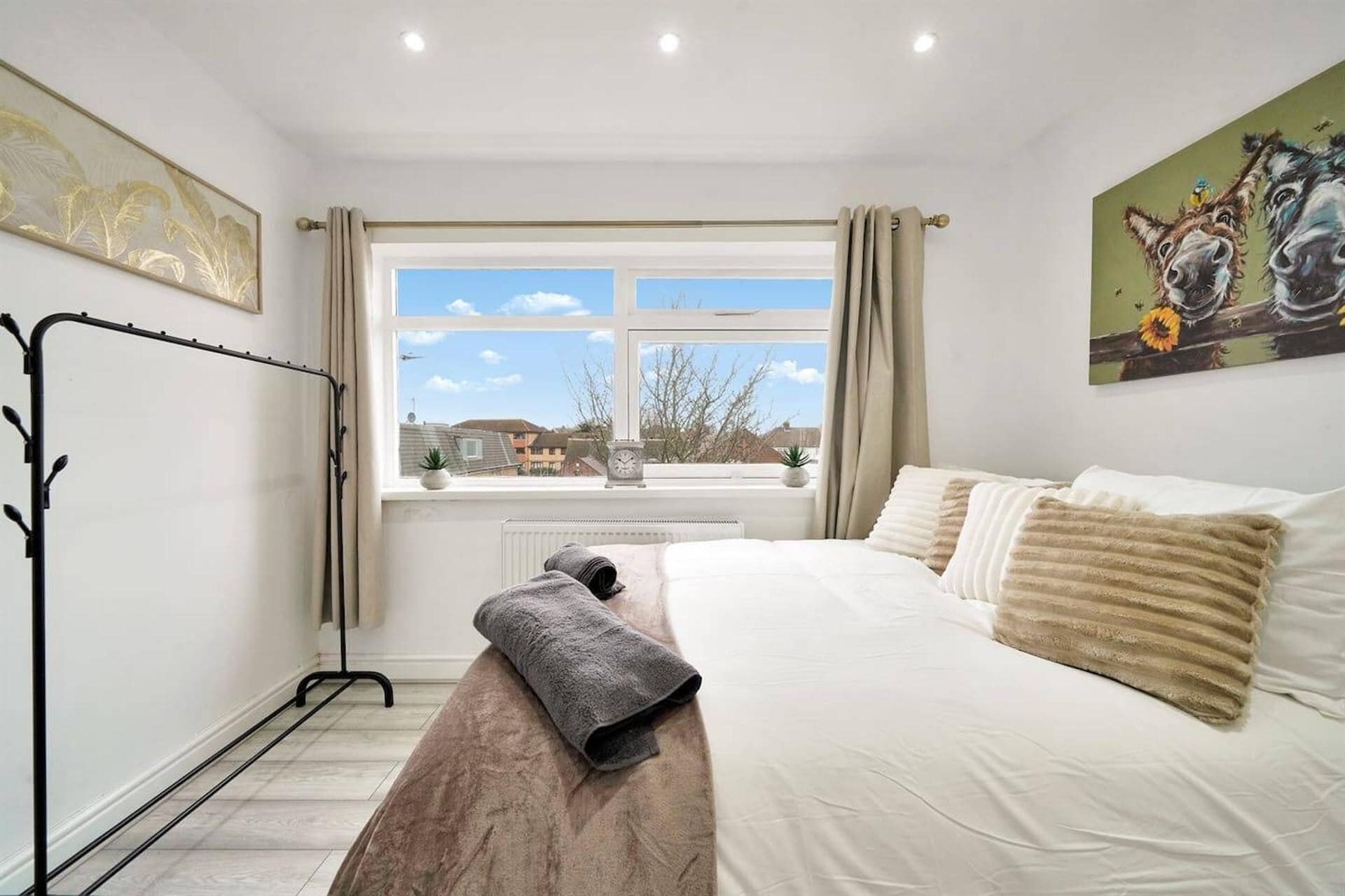 4 dormitorios, wifi gratis, ropa de cama
