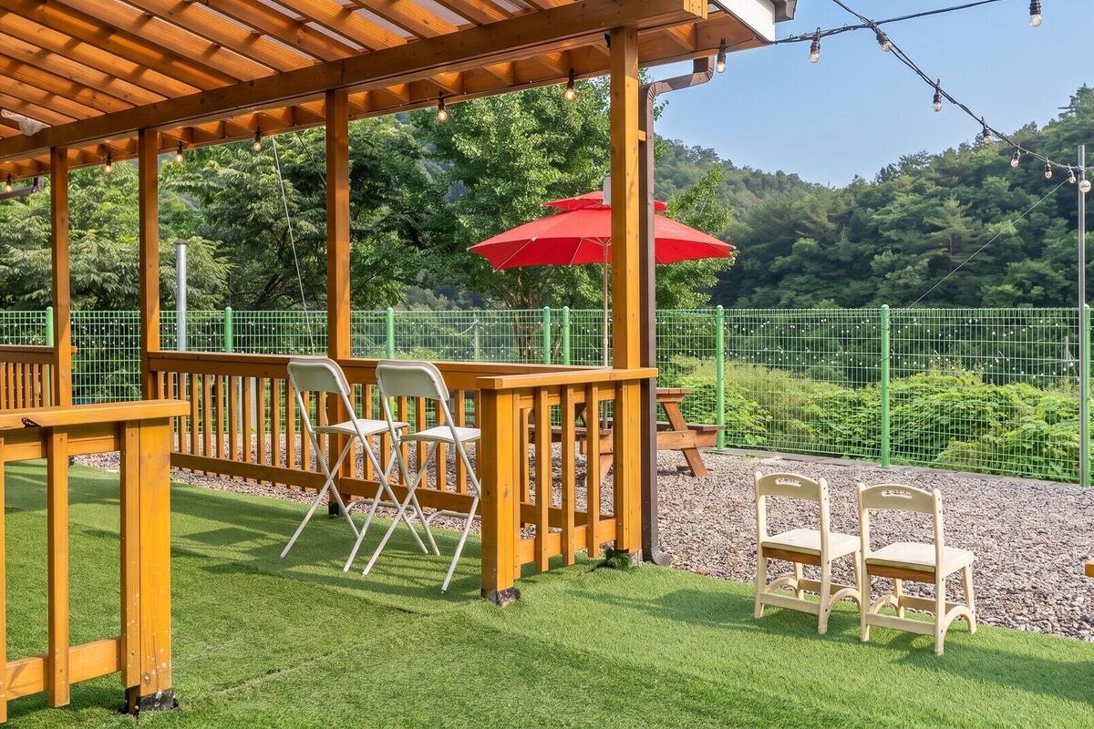 Basic-Zimmer, 2 Schlafzimmer (Standard Room1(Private BBQ))