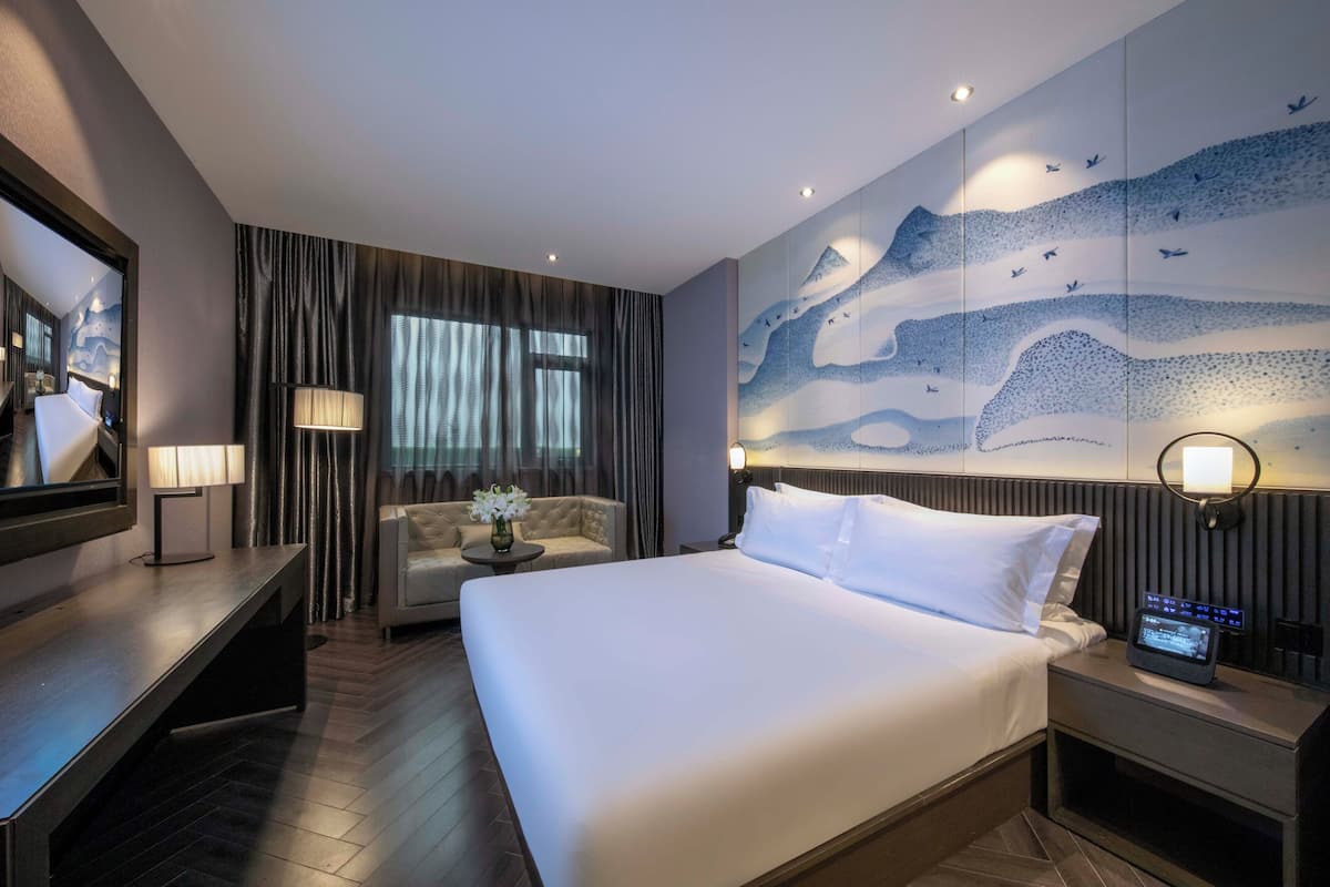 Classic Double Room, City View | Down duvets, free minibar, in-room safe, desk