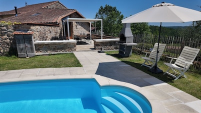 Holiday Home 'Domaine De Bellac - 32 Guests' with Private Pool, Terrace and Wi-Fi