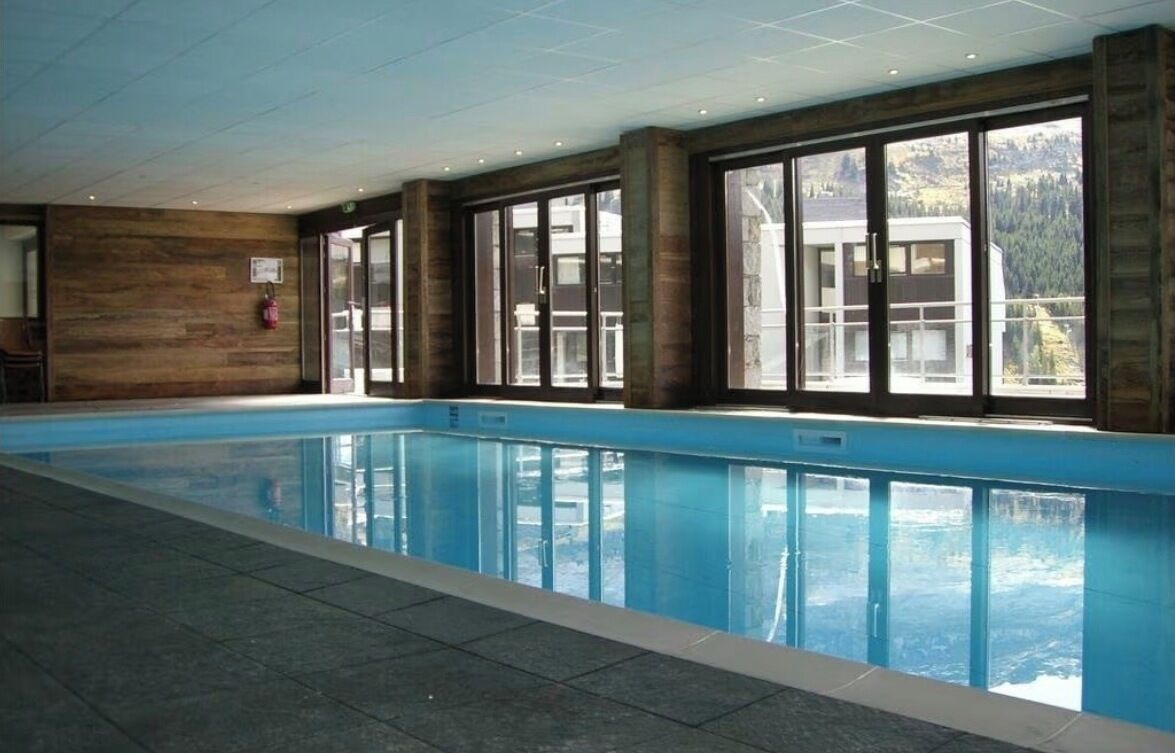 Indoor pool, a heated pool