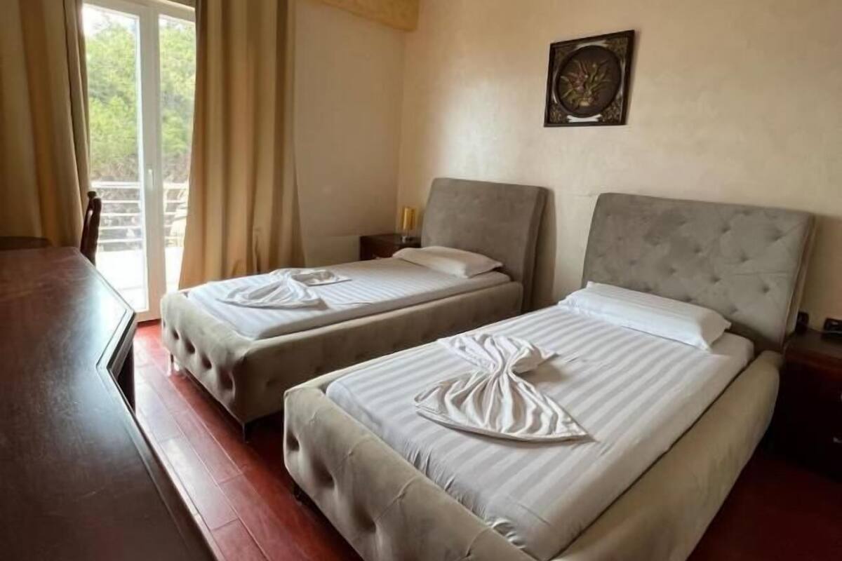 Standard Twin Room, Balcony, Sea View | In-room safe, desk, blackout drapes, WiFi (free)