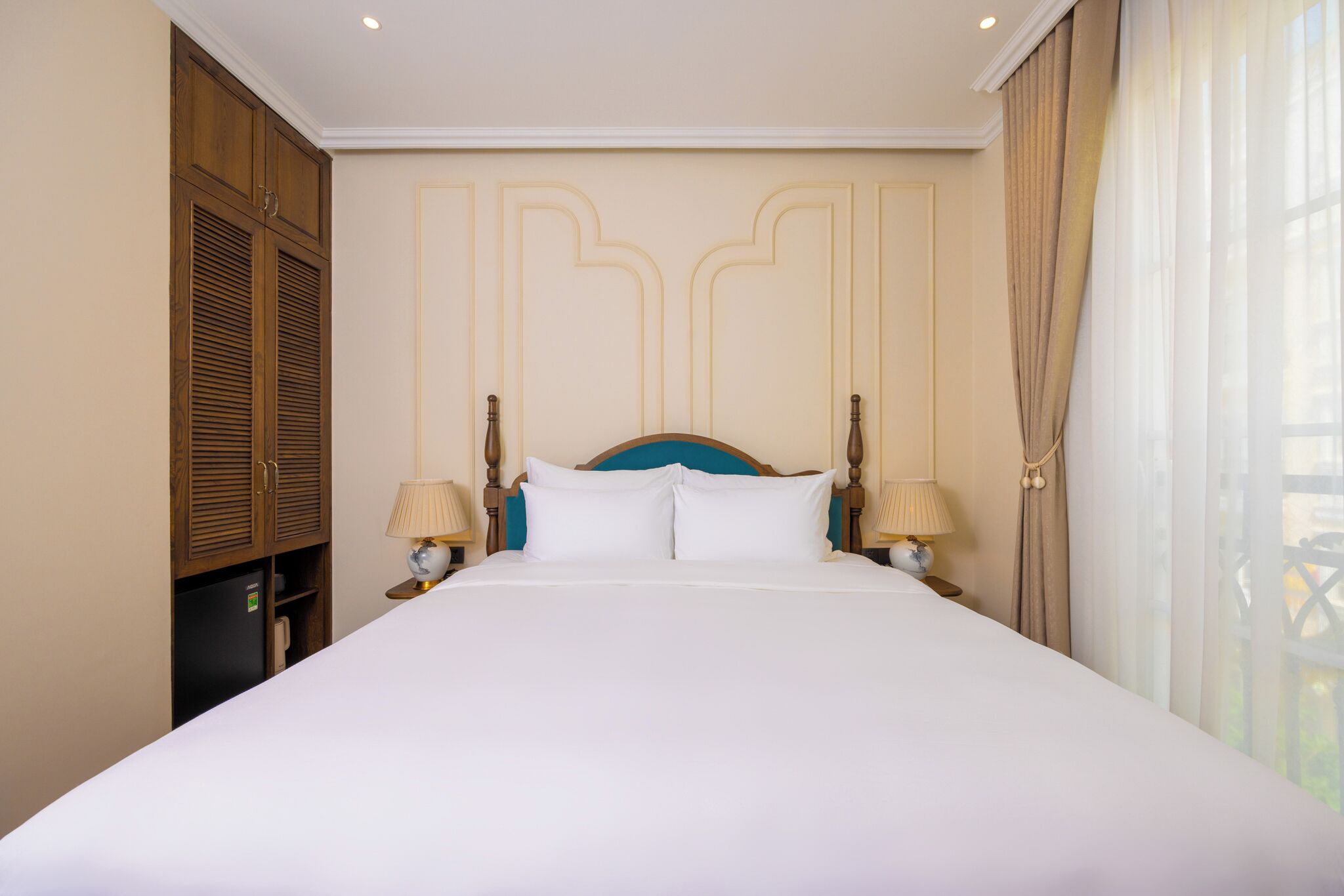 Deluxe tweepersoonskamer, 1 queensize bed, uitzicht op de stad