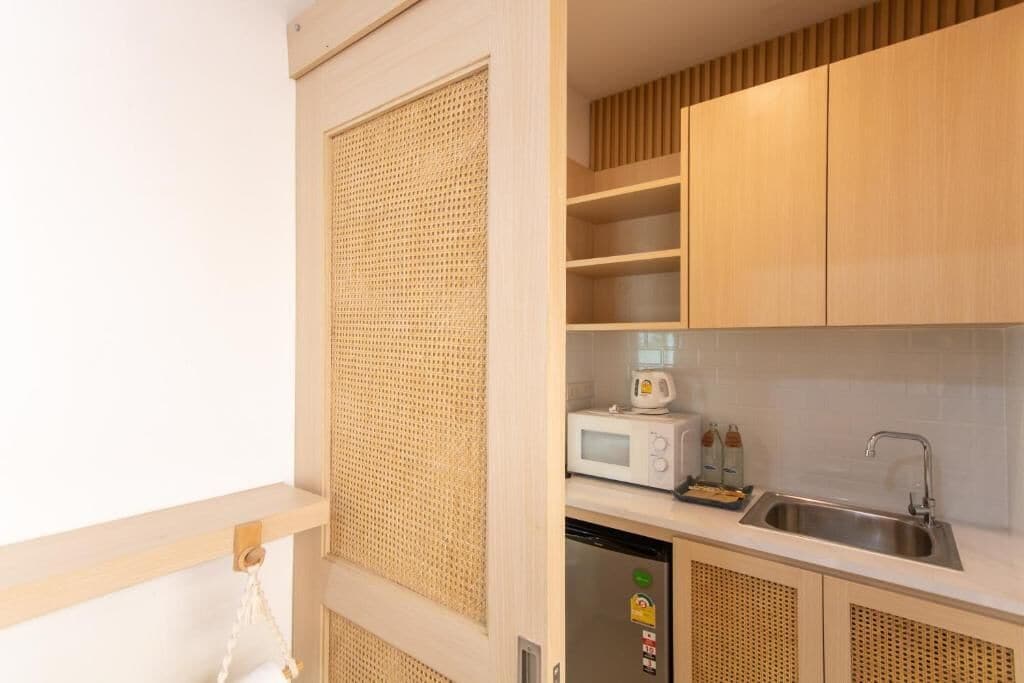 Vila bergaya Jepang, 2 Tempat Tidur Twin, Bebas Asap Rokok, pemandangan kebun | Interior