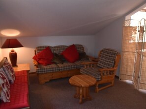 Living area - Loft apartment on the slopes - 4 guests (Montgenèvre)