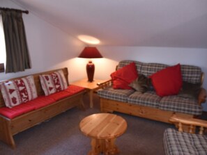 Living area - Loft apartment on the slopes - 4 guests (Montgenèvre)