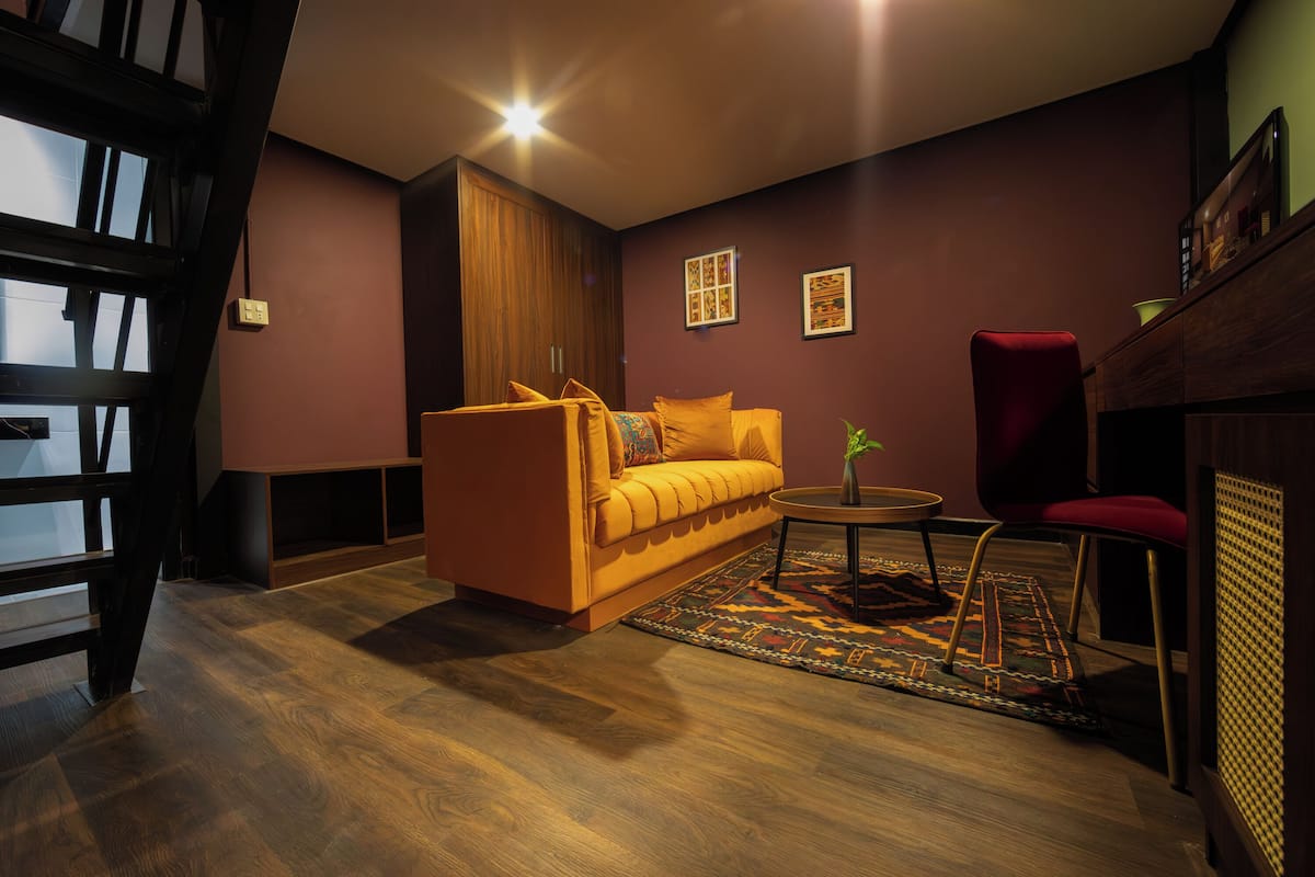 Cocoon loft Double room | Vardagsrum