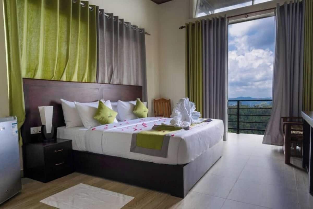 Habitación Deluxe doble, balcón, vistas al jardín | Wifi gratis