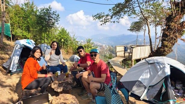 Tent, Patio, Hill View | Outdoor dining - JustGoCamping (Kohima)