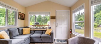 Walk to Sol Duc River! Cozy Home Near Forks