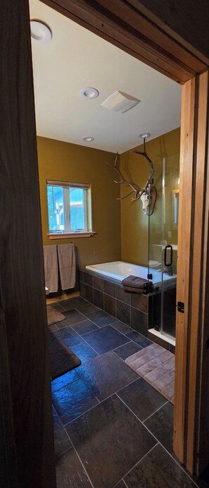 Bathroom - Secluded in the Woods! Family-Friendly 2BR Barndominium in the Finger Lakes (Rock Stream)