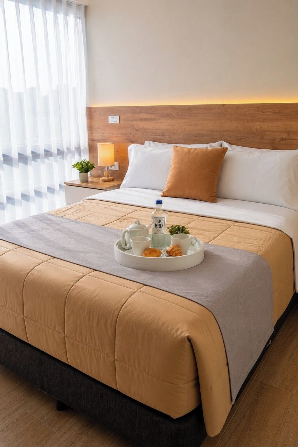 Chambre Standard double, vue sur la ville | Literie de qualité, minibar, bureau