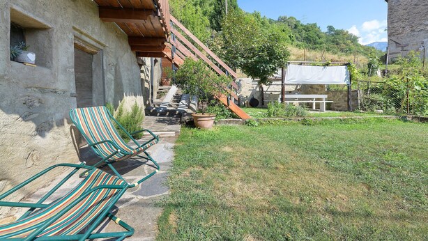 Terrace/patio - Holiday Home 'Agnese' with Lake View, Private Terrace and Wi-Fi (Pradello)