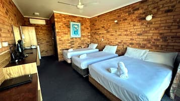 Desk, laptop workspace, iron/ironing board, free WiFi