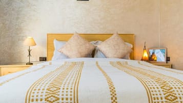 Doppia Deluxe, balcone, vista spiaggia | Wi-Fi gratuito