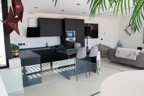 Interior - Luxury 5-Bed Villa with Heated Pool, Rooftop Terrace & Sea Views (Callao Salvaje)