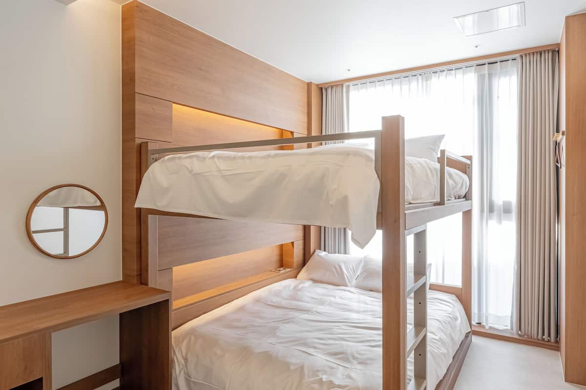 Habitación estándar con 2 camas individuales, para no fumadores, vista a la ciudad (202) | Escritorio, espacio para trabajar con laptop y wifi gratis