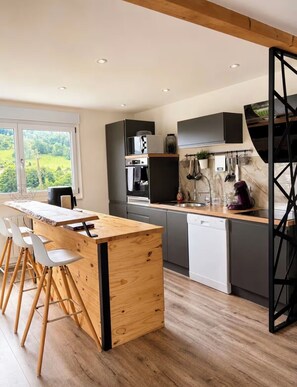 Private kitchen - Apartments in the Vosges (Fresse-sur-Moselle)