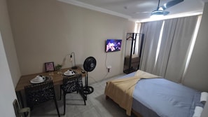 Classic Double Room | Desk, blackout drapes, iron/ironing board (on request), WiFi (free)