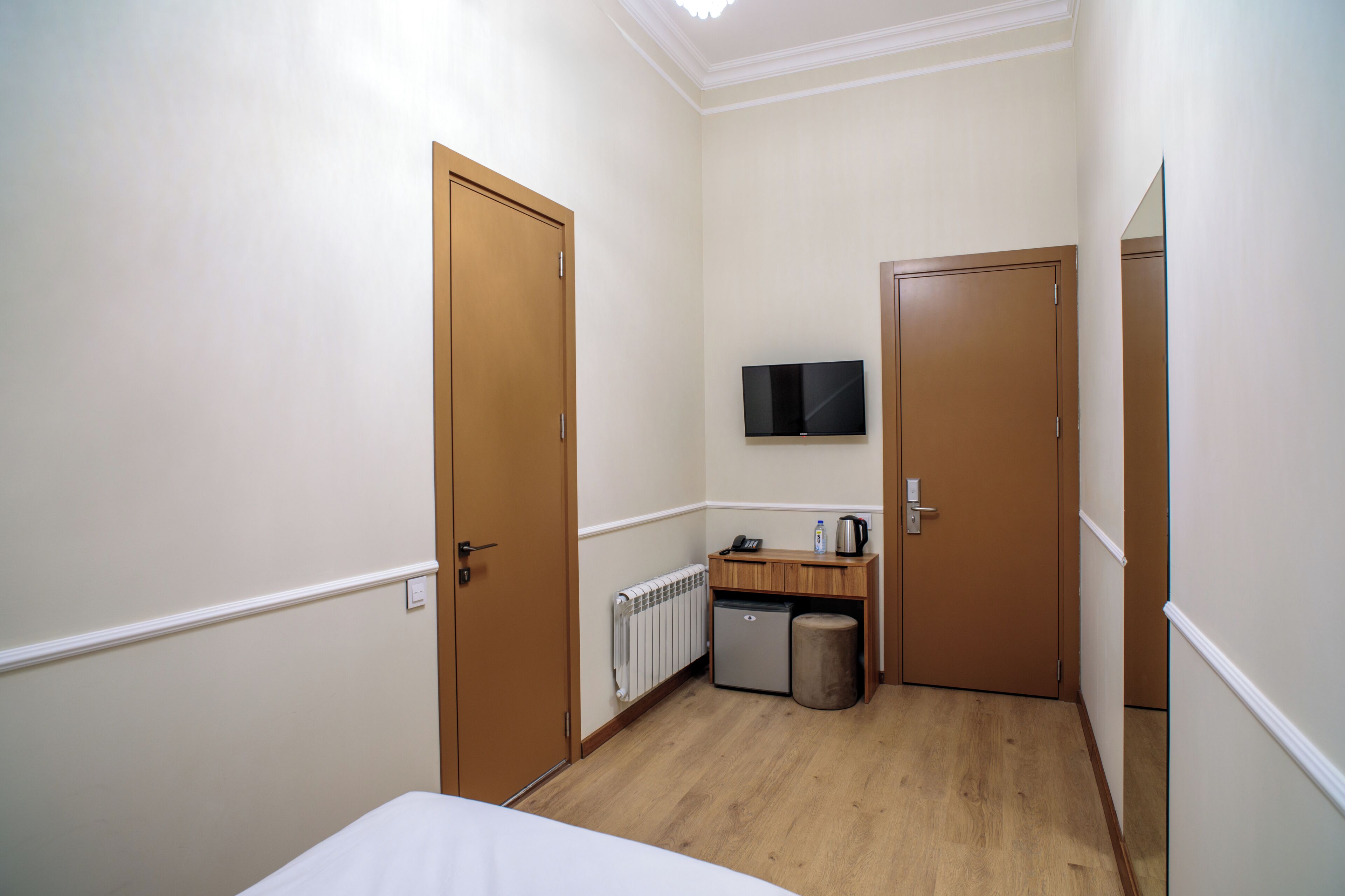 Chambre Simple Économique, vue ville | Literie hypoallergénique, minibar, coffres-forts dans les chambres