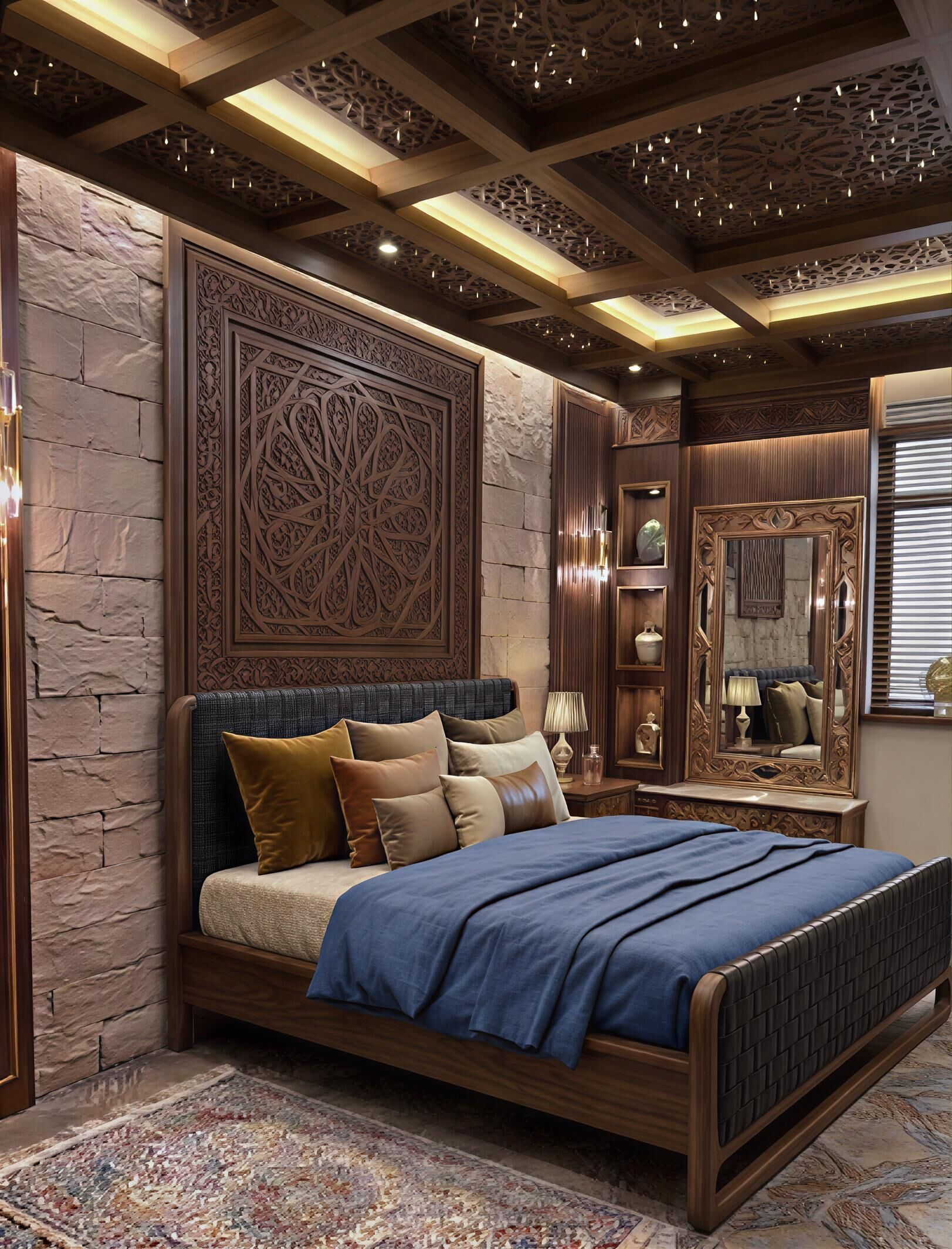 Hypo-allergenic bedding, minibar, in-room safe, desk