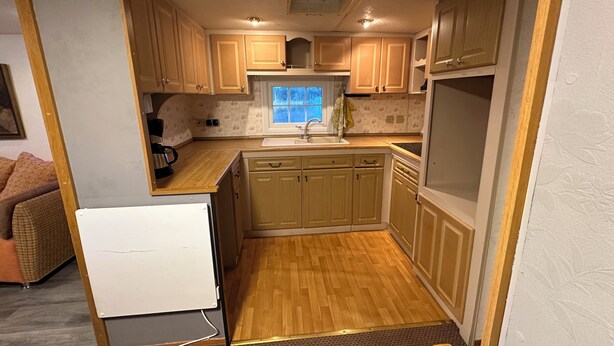 Fridge, microwave, oven, stovetop - Ferien auf dem Bauernhof im eigenen Tiny House (Espelkamp)