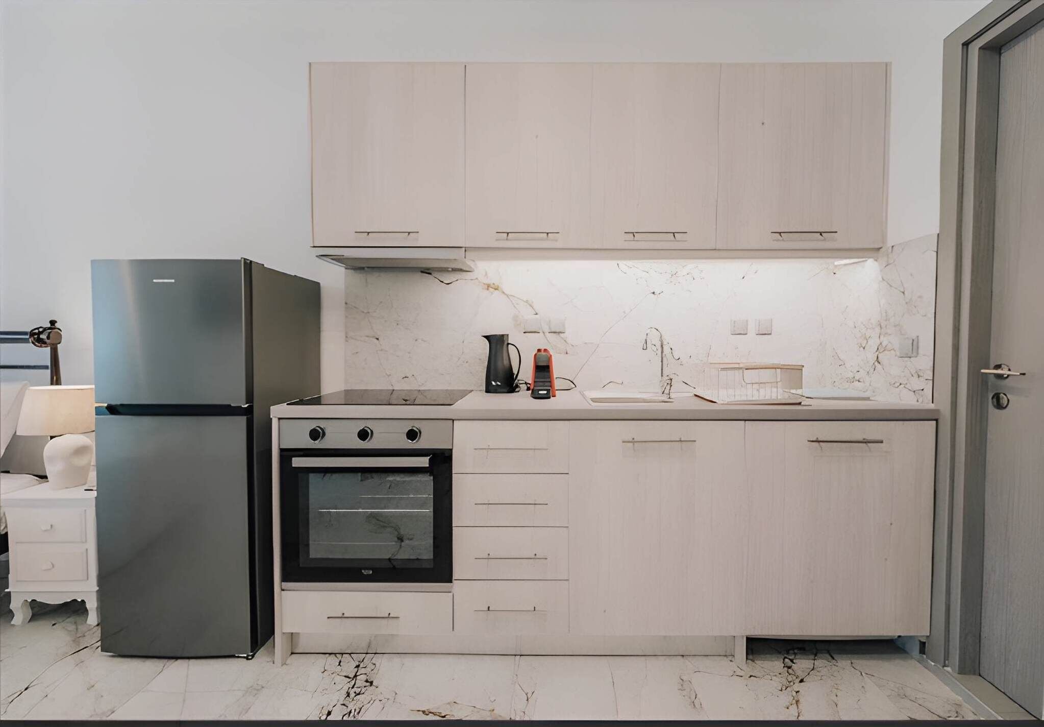 Deluxe-Apartment, Kanalblick | Eigene Küche