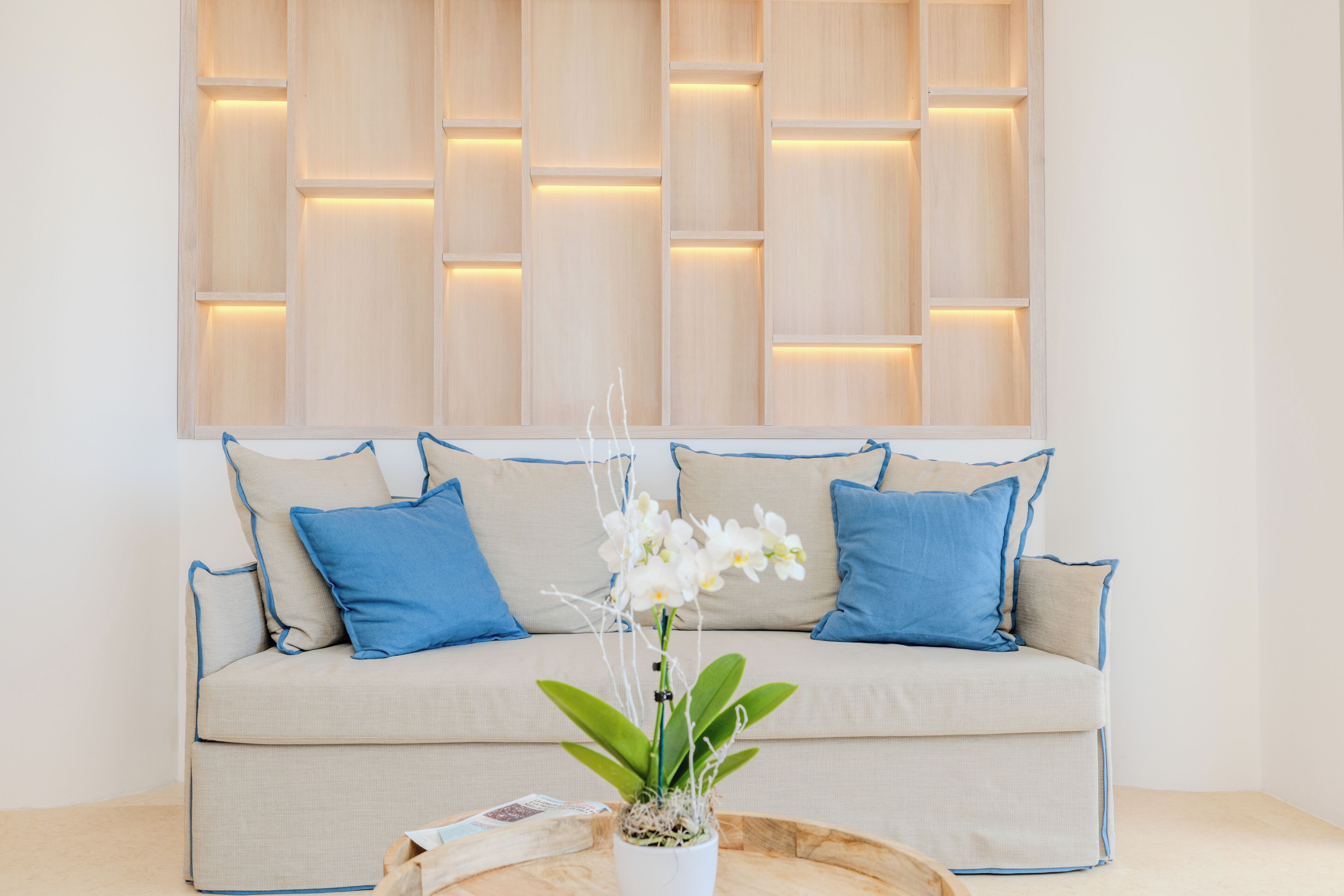 Suite - balkon - havudsigt | Opholdsområde