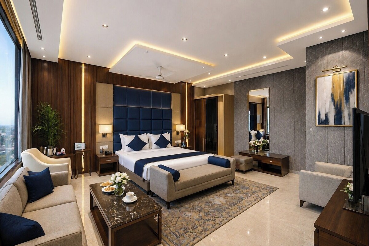 Deluxe Double or Twin Room, City View | In-room safe, iron/ironing board, WiFi (free)