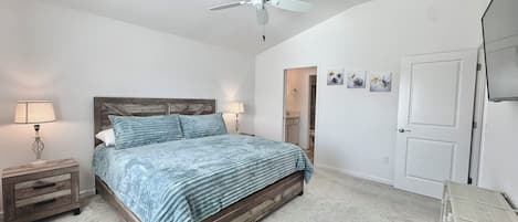 2 dormitorios, tabla de planchar con plancha, wifi y ropa de cama