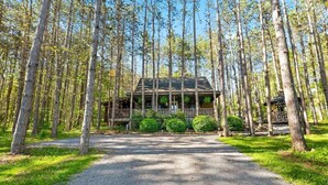 Exterior - Private Pond Access! Covered Hot Tub with TV! (Accident)