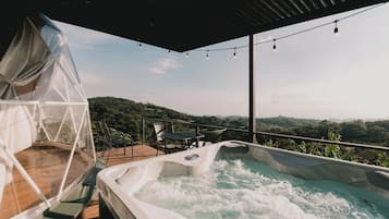Luxury Tent, Ocean View | Outdoor spa tub
