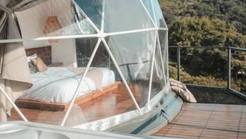 Luxury Tent, Ocean View | Outdoor spa tub