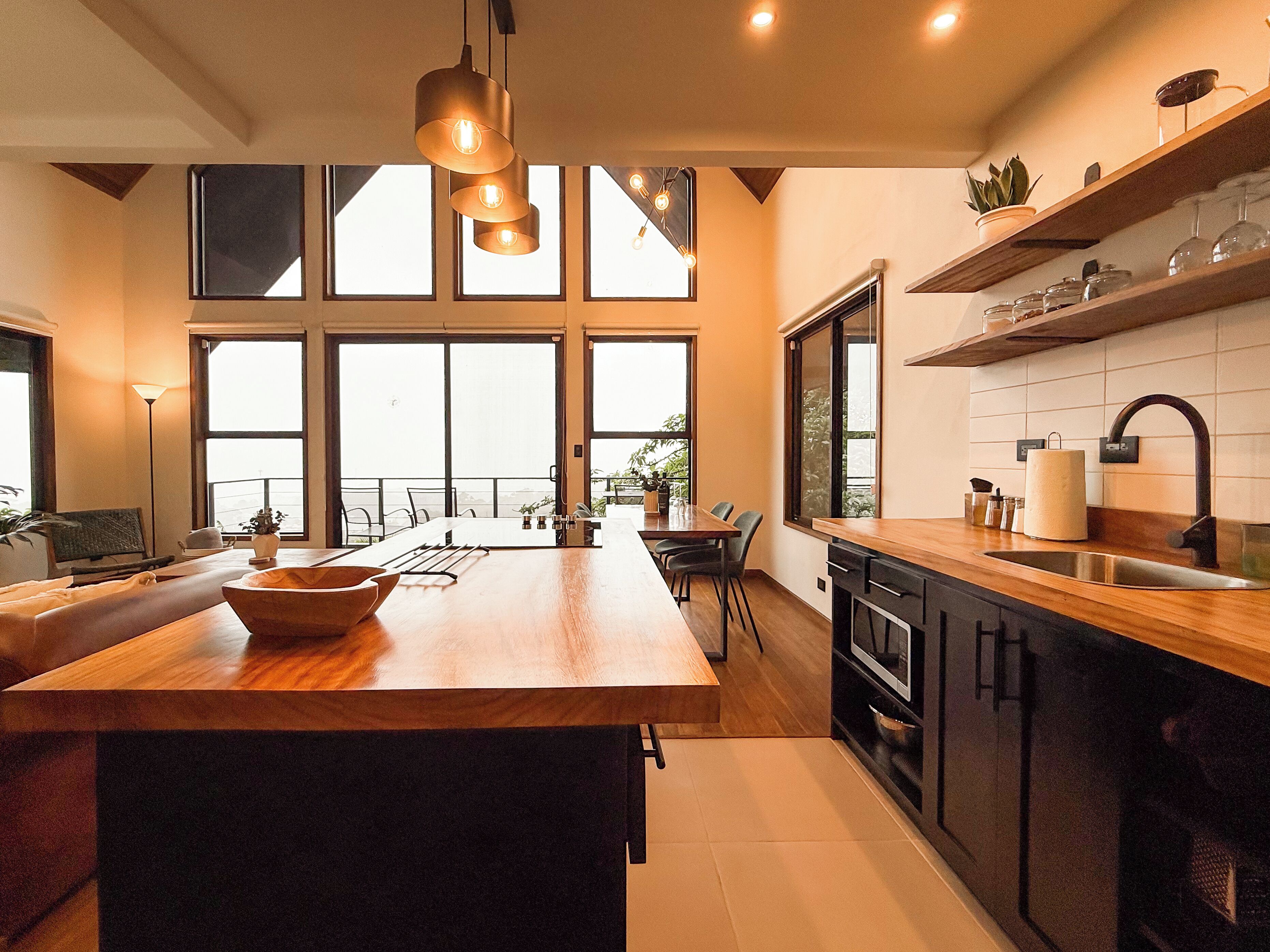 Panoramic House, Ocean View | Private kitchen | Coffee/tea maker