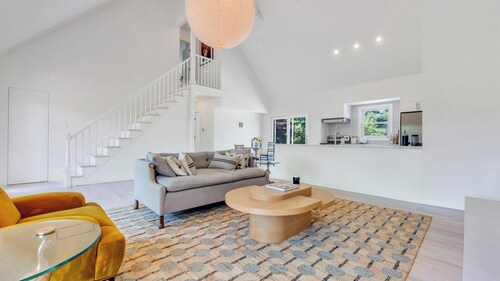 Beautifully updated Water Mill retreat with a private pool, expansive...