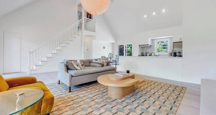 Beautifully updated Water Mill retreat with a private pool, expansive...